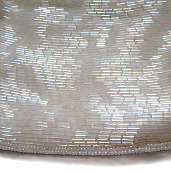 Laura Gayle Beaded Bag Formal Evening Ivory - Picture 3 of 6